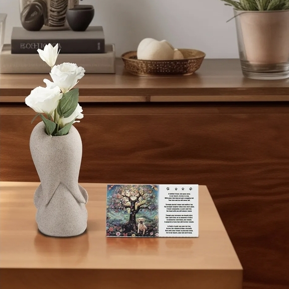 Pet Memorial Gifts For Loss of Dog Sympathy Gift with LED Light 8.5" - Picture 4 of 8